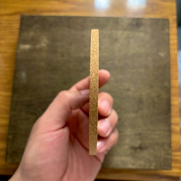 Transformers Decepticon Symbol Laser Engraved Cork Coaster - Picture 5 of 5